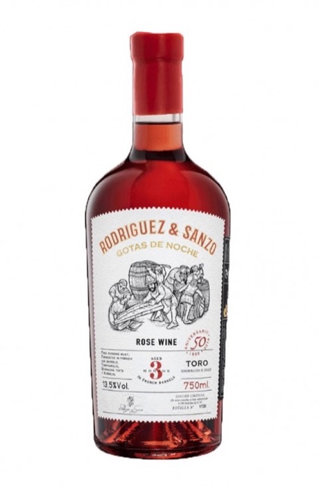 Botella de Gotas de Noche, el clarete de Rodríguez y Sanzo (D.O. Toro)
